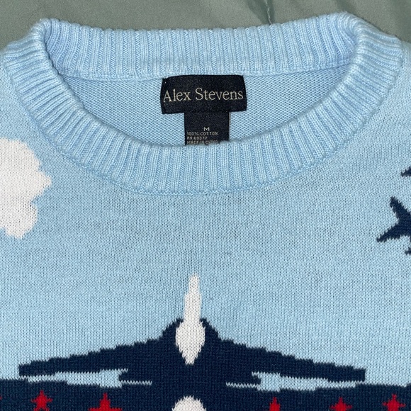 “ALEX STEVENS” Brand Fighter Jet Sweater - Picture 4 of 4